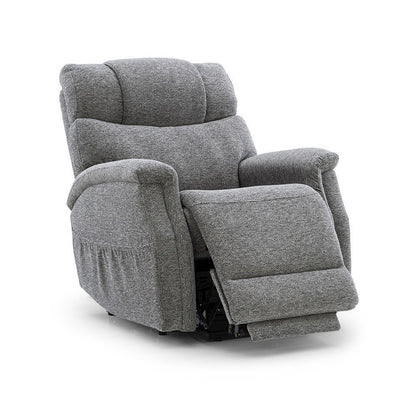 Dark Gray Power Lift Recliner Chair for Elderly with USB and Electric Recline