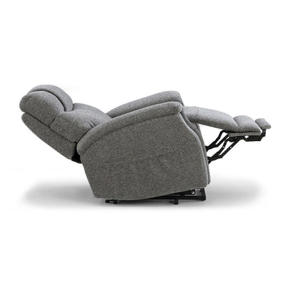 Dark Gray Power Lift Recliner Chair for Elderly with USB and Electric Recline