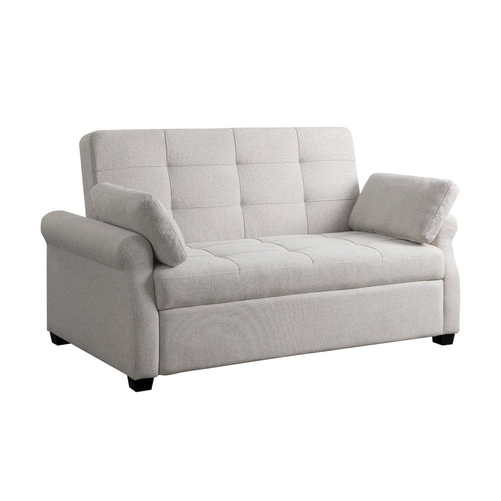 Hampton Queen Convertible Sofa Oatmeal
