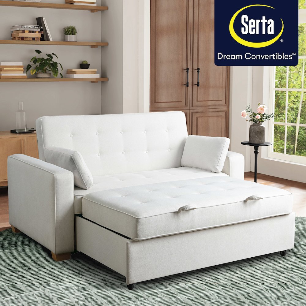 Augustine Queen Convertible Sofa Oyster
