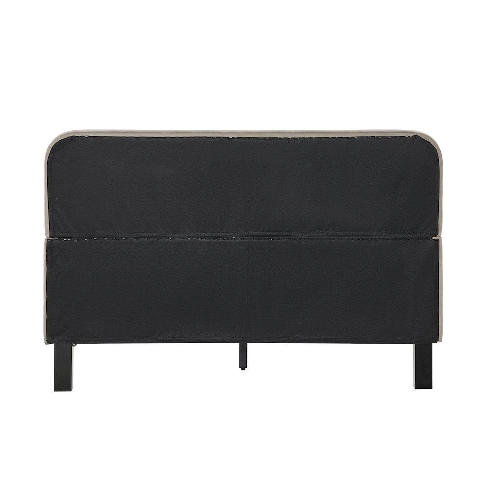Adaline Upholstered Bed Queen Light Gray