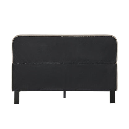 Adaline Upholstered Bed Queen Light Gray