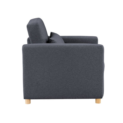 Conley Convertible Chair Navy Woven