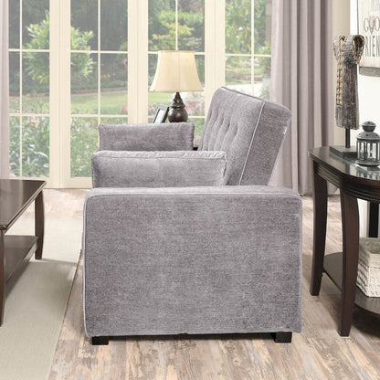 Augustine Queen Convertible Sofa Light Grey