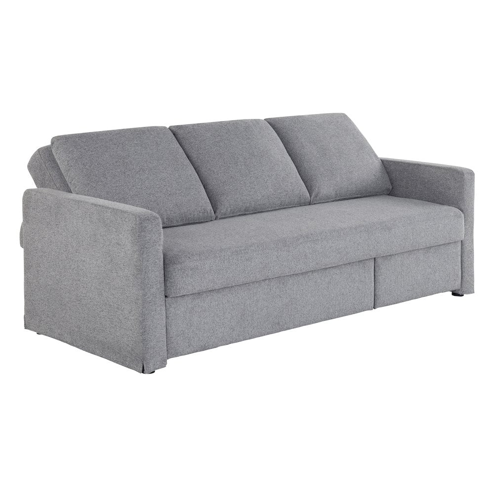 Mia Convertible Sofa Light Gray