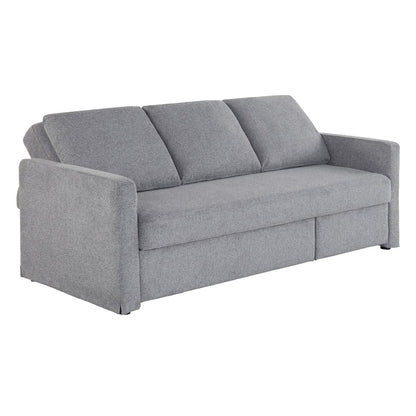 Mia Convertible Sofa Light Gray