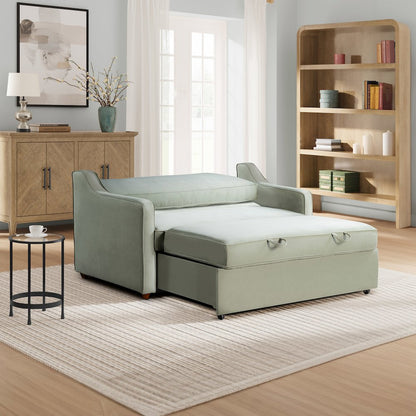 Delmar Convertible Loveseat Sage