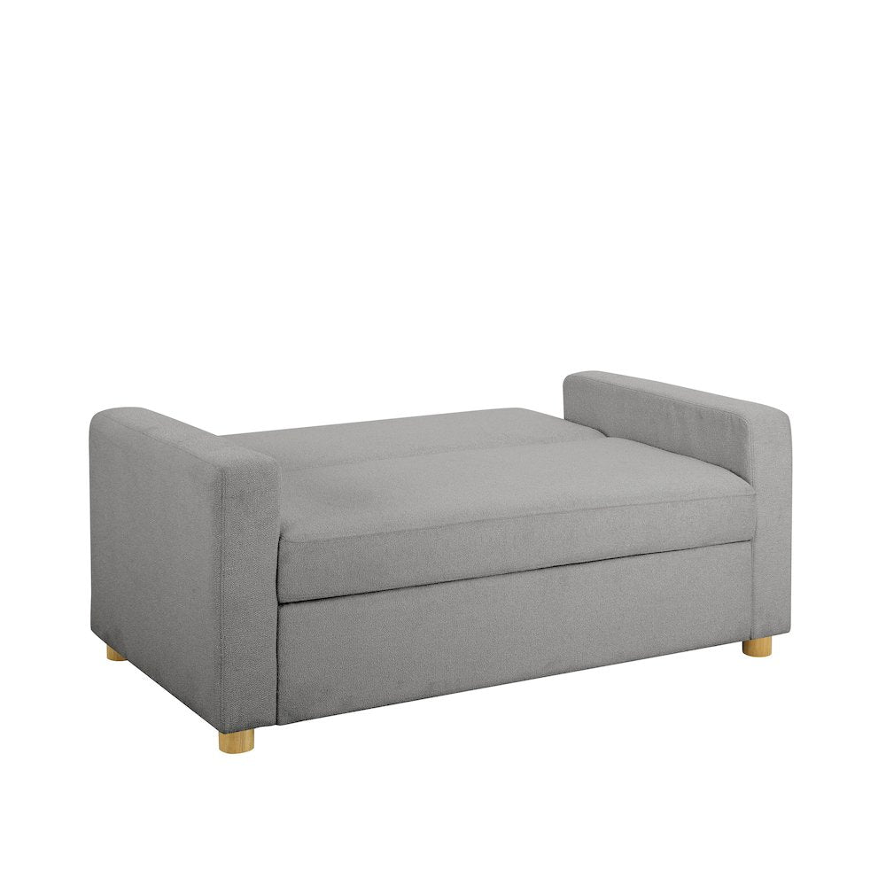 Tyler Convertible Sofa Grey Boucle