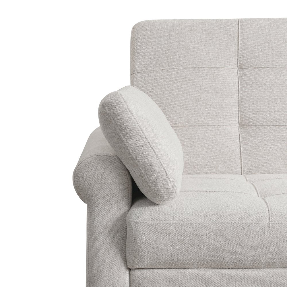 Hampton Queen Convertible Sofa Oatmeal