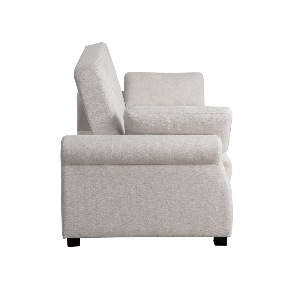 Hampton Queen Convertible Sofa Oatmeal