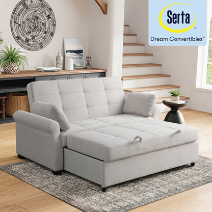 Hampton Queen Convertible Sofa Oatmeal
