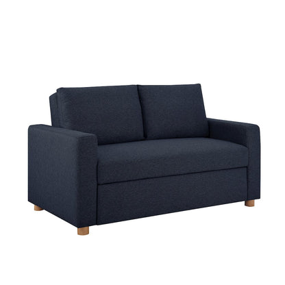 Tyler Convertible Sofa Navy Woven