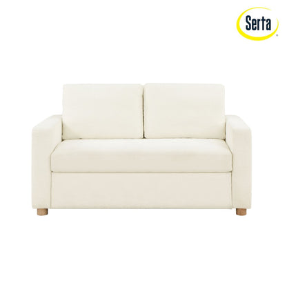 Tyler Convertible Sofa Ivory Boucle