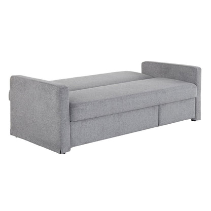 Mia Convertible Sofa Light Gray