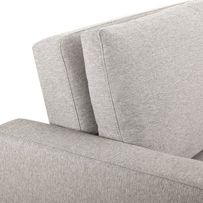 Tyler Convertible Sofa Light Grey Woven
