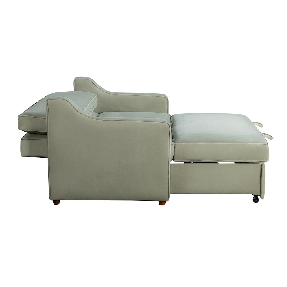 Delmar Convertible Loveseat Sage