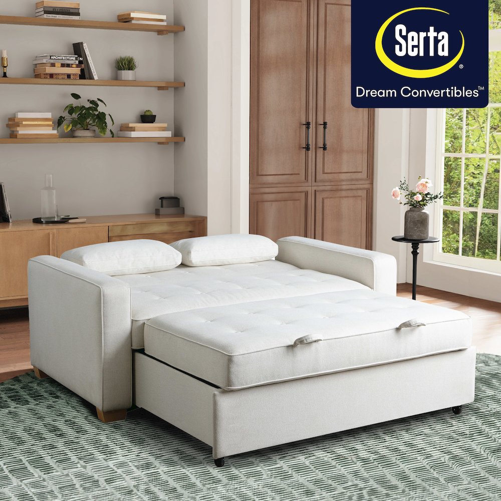 Augustine Queen Convertible Sofa Oyster