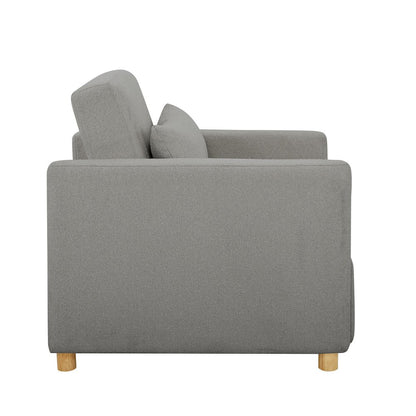 Conley Convertible Chair Grey Boucle