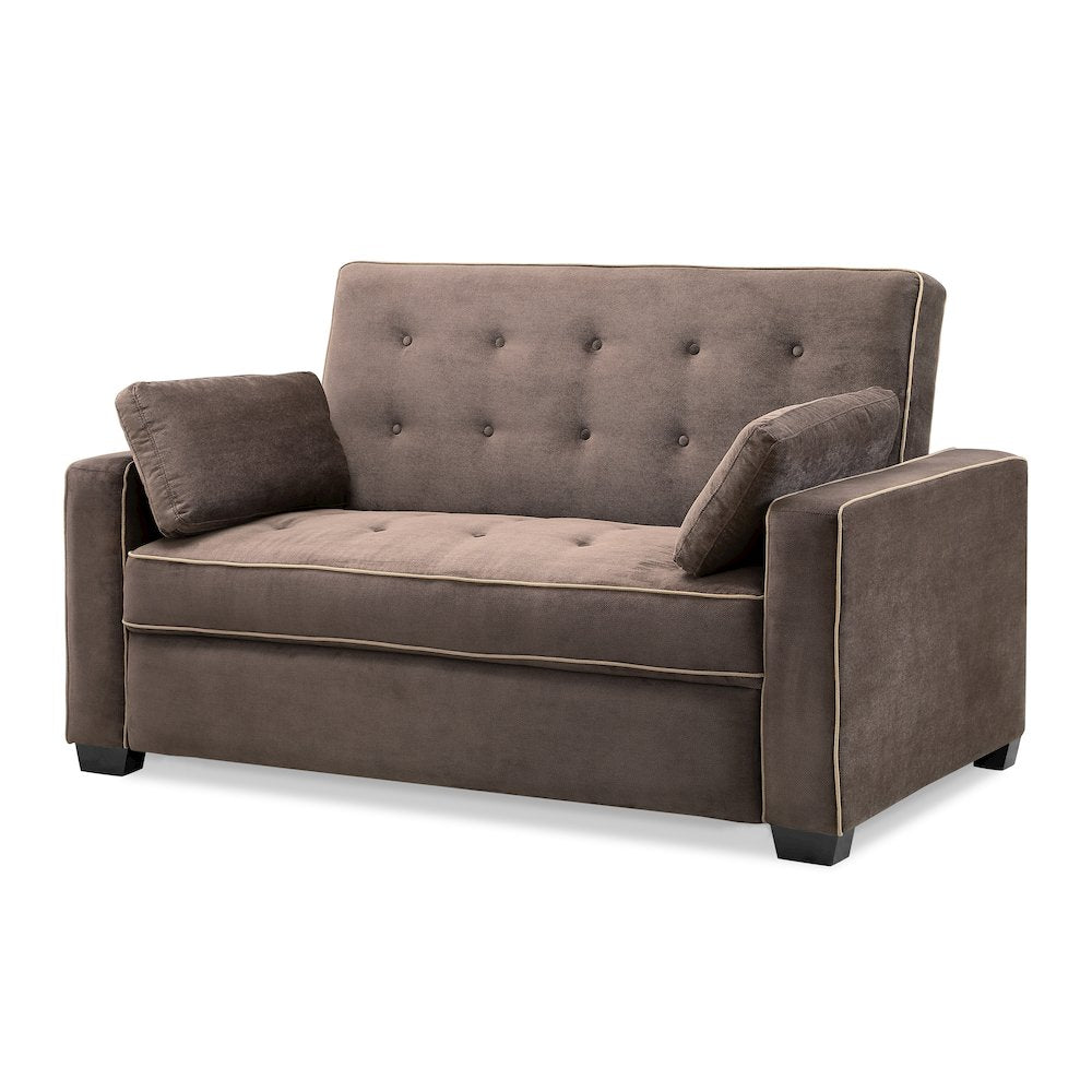 Augustine Queen Convertible Sofa Java