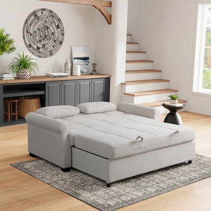 Hampton Queen Convertible Sofa Oatmeal