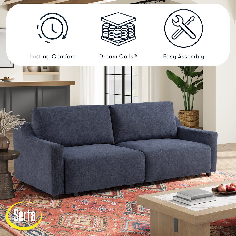 Glenmont Convertible Sofa Navy