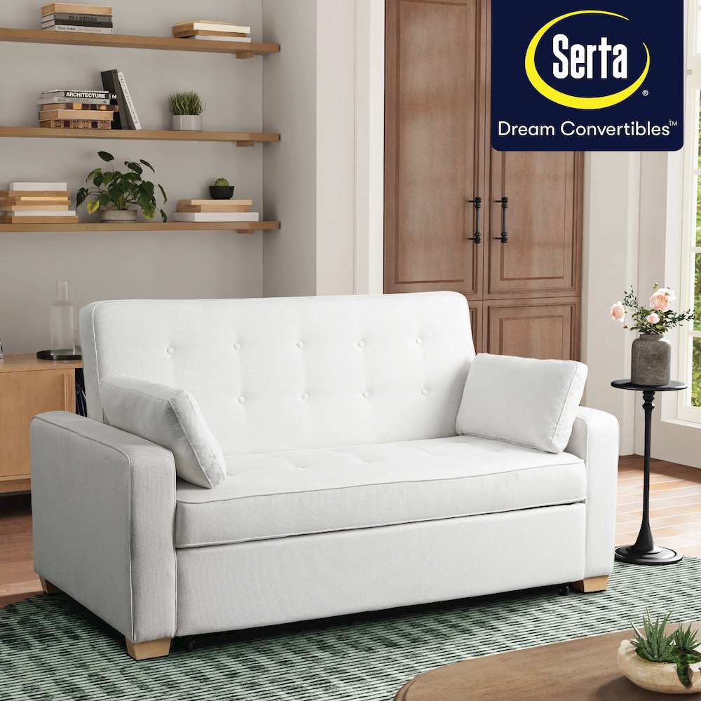 Augustine Queen Convertible Sofa Oyster