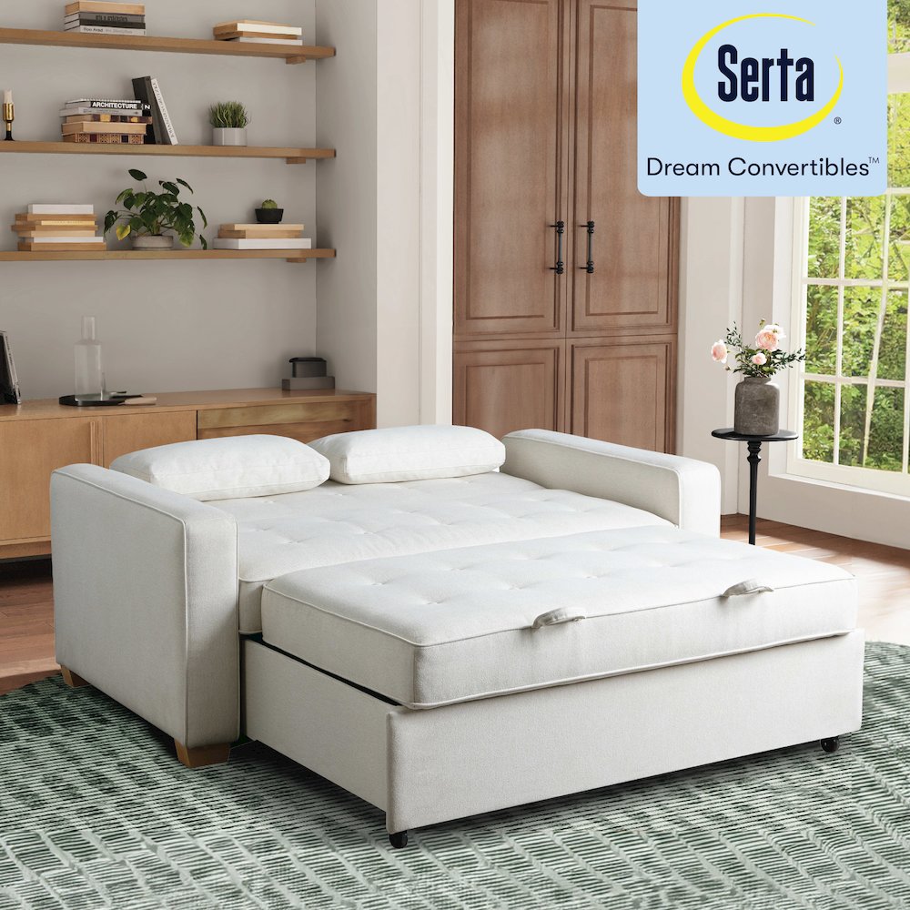 Augustine Queen Convertible Sofa Oyster