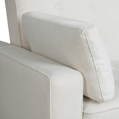 Augustine Full Convertible Loveseat Oyster
