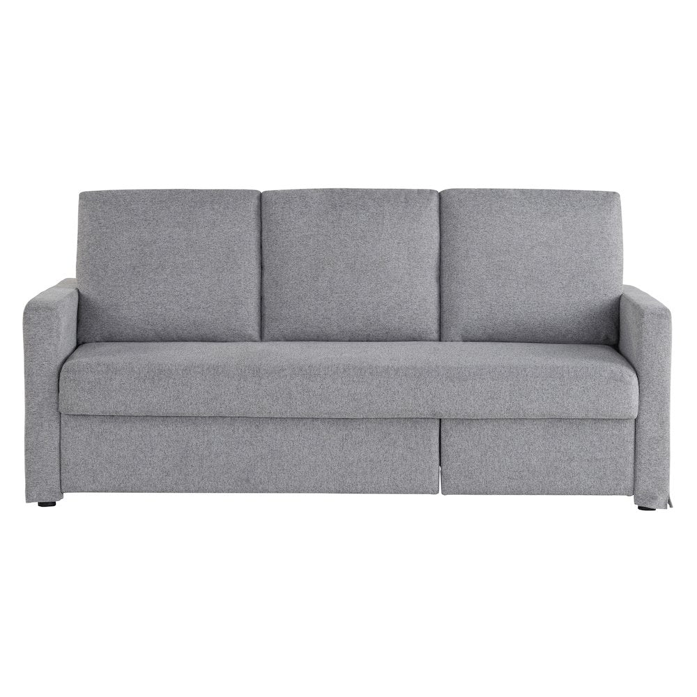 Mia Convertible Sofa Light Gray