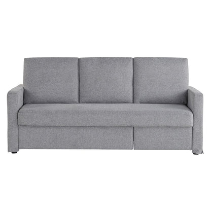Mia Convertible Sofa Light Gray