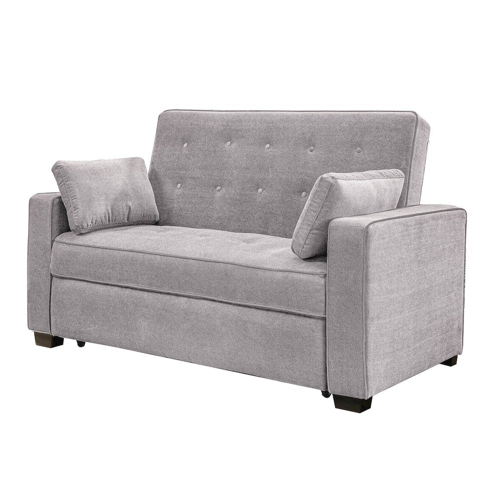 Augustine Queen Convertible Sofa Light Grey