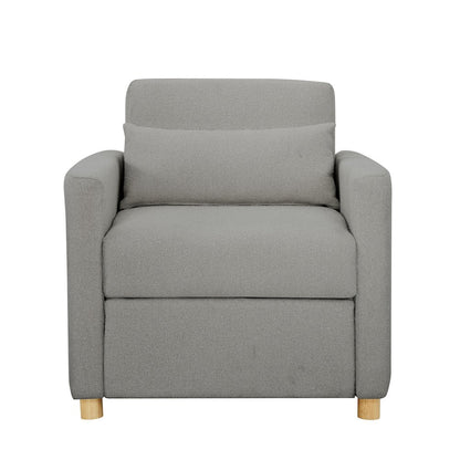 Conley Convertible Chair Grey Boucle