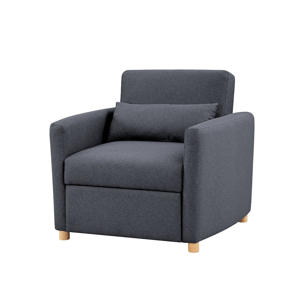Conley Convertible Chair Navy Woven