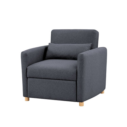 Conley Convertible Chair Navy Woven