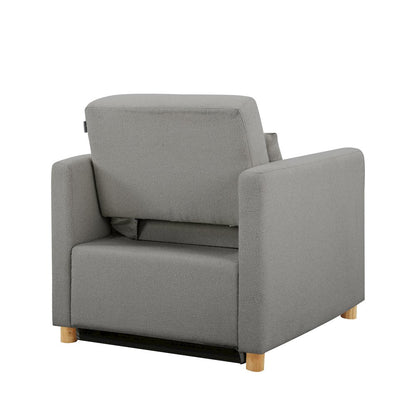 Conley Convertible Chair Grey Boucle