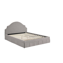 Caroline Upholstered Storage Bed Queen Gray