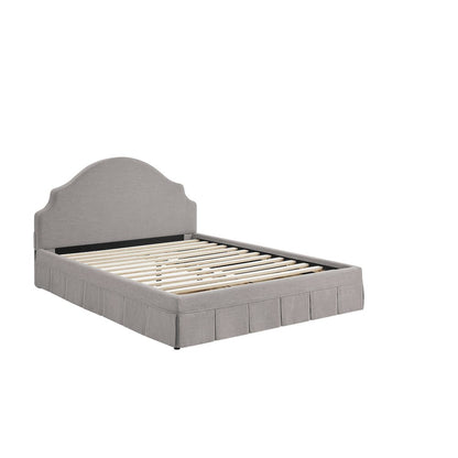 Caroline Upholstered Storage Bed Queen Gray