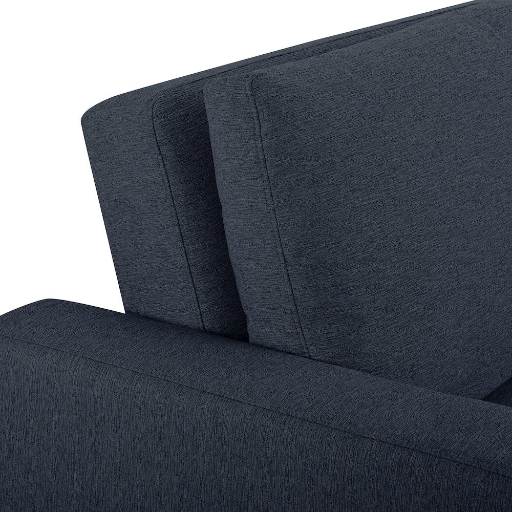 Tyler Convertible Sofa Navy Woven