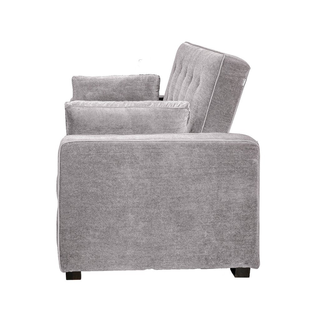 Augustine Queen Convertible Sofa Light Grey