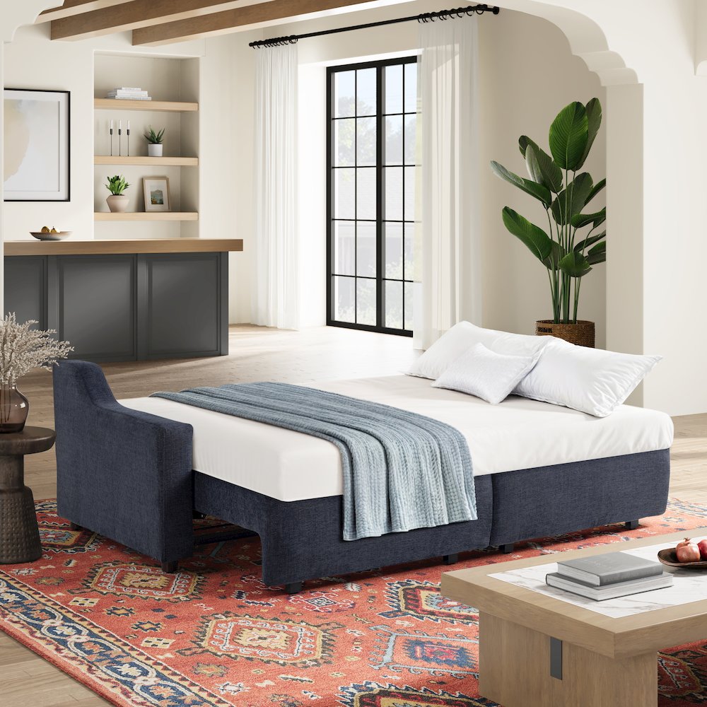 Glenmont Convertible Sofa Navy