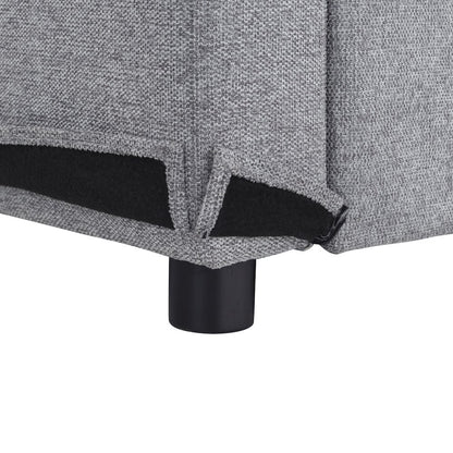 Mia Convertible Sofa Light Gray