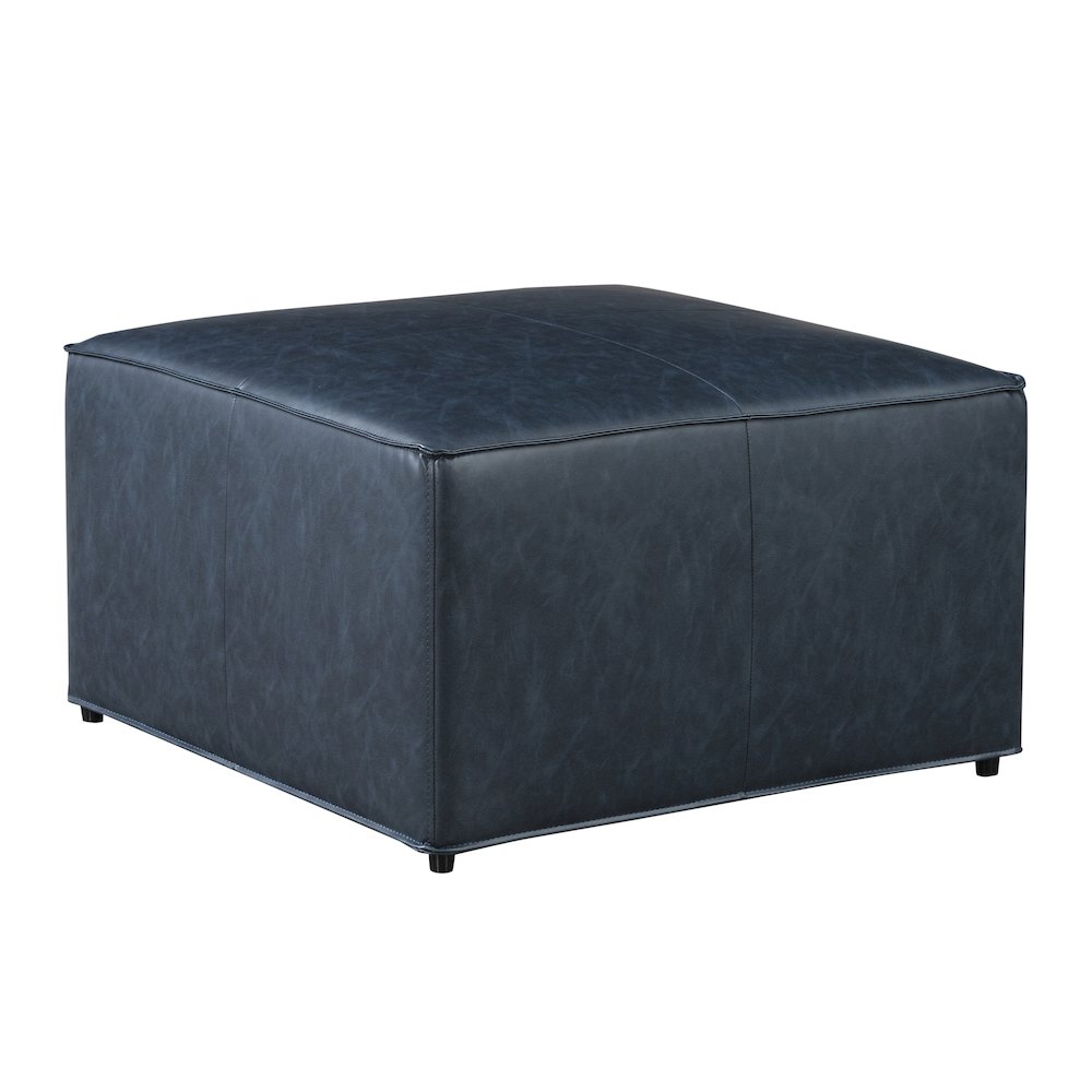 Hailey Storage Ottoman Navy