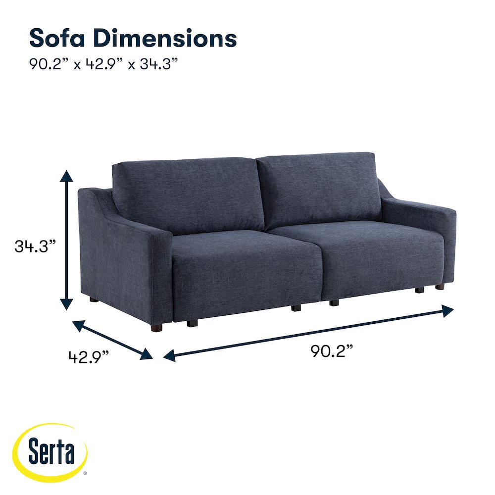 Glenmont Convertible Sofa Navy