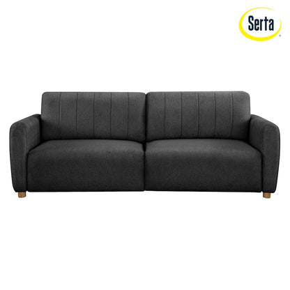 Galloway Convertible Sofa Charcoal Boucle