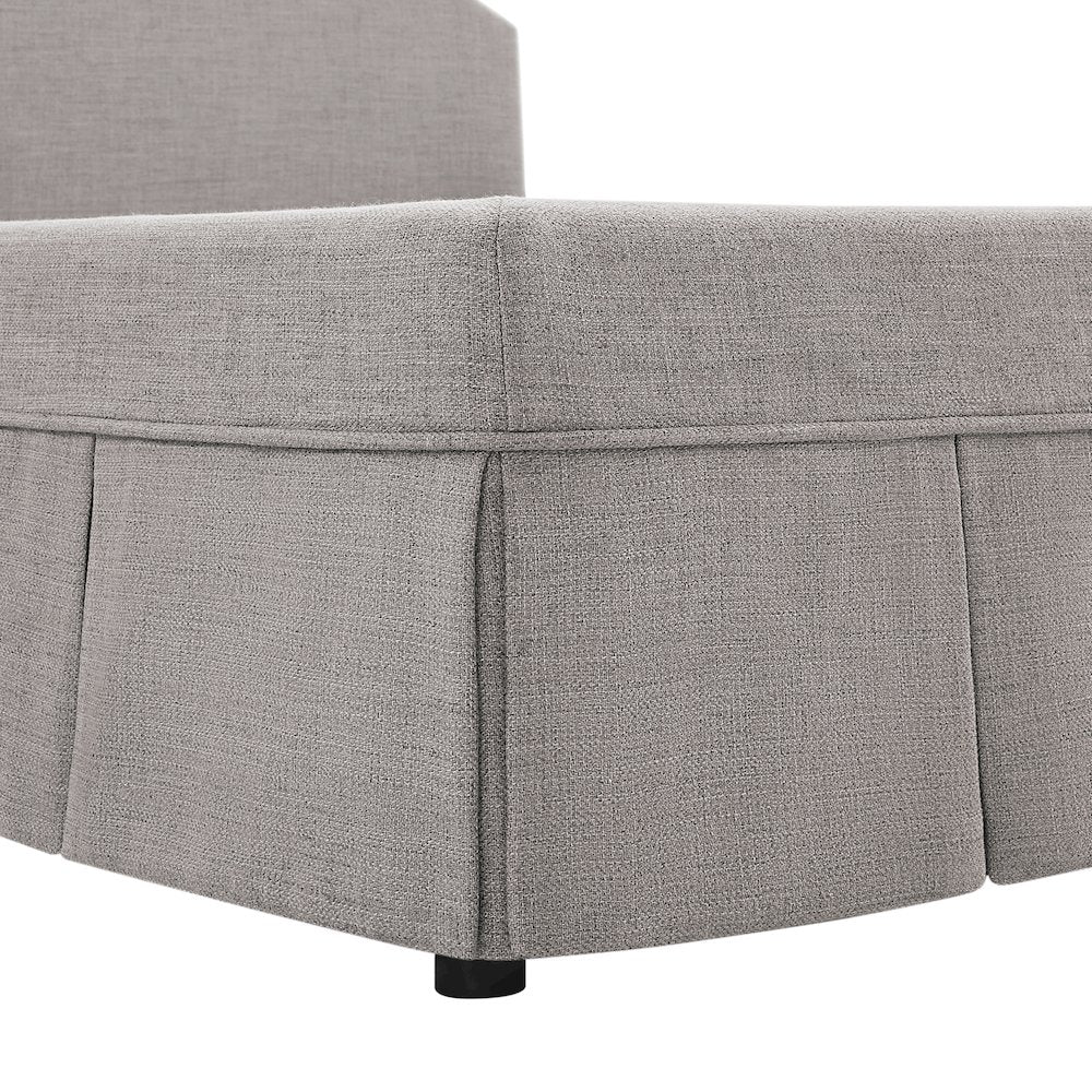 Caroline Upholstered Storage Bed Queen Gray