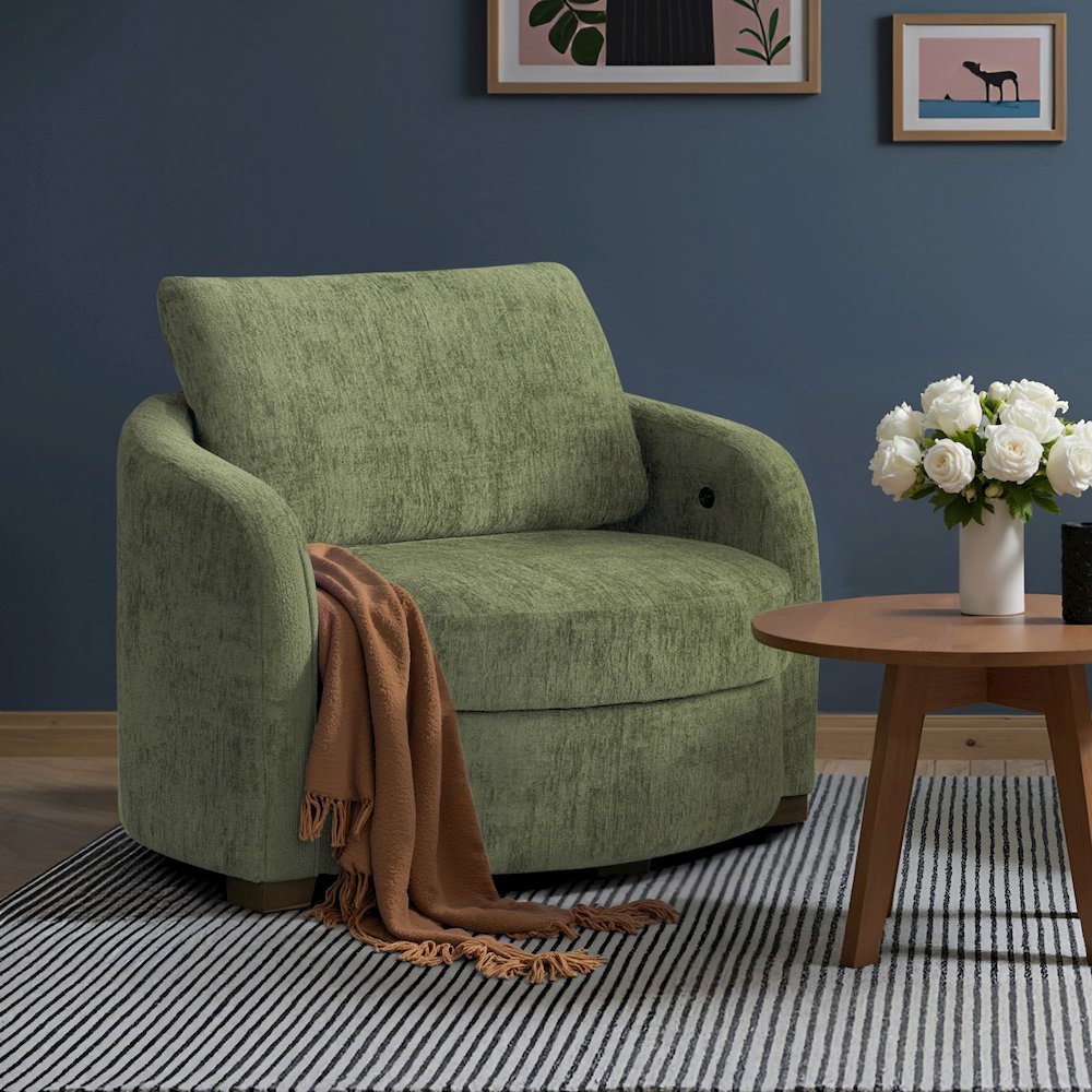 Manchester Accent Chair Large Olive