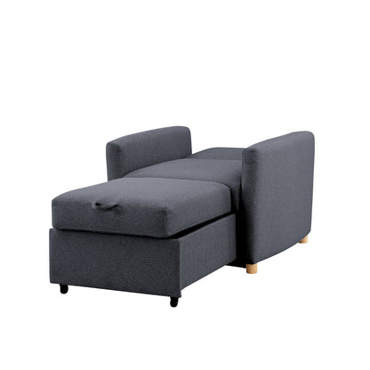 Conley Convertible Chair Navy Woven