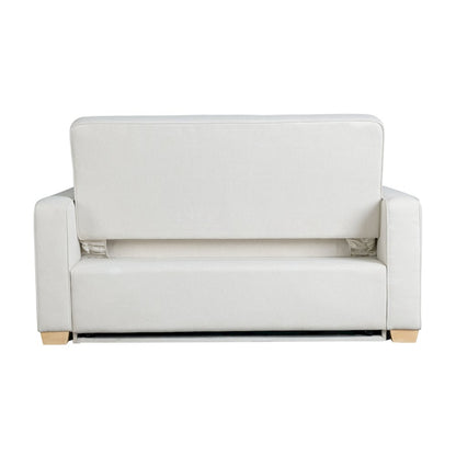 Augustine Full Convertible Loveseat Oyster
