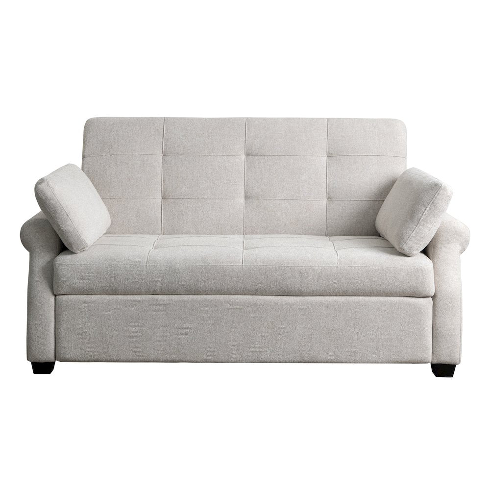 Hampton Queen Convertible Sofa Oatmeal