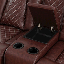 Max Power Recliner Living Room Set Brown